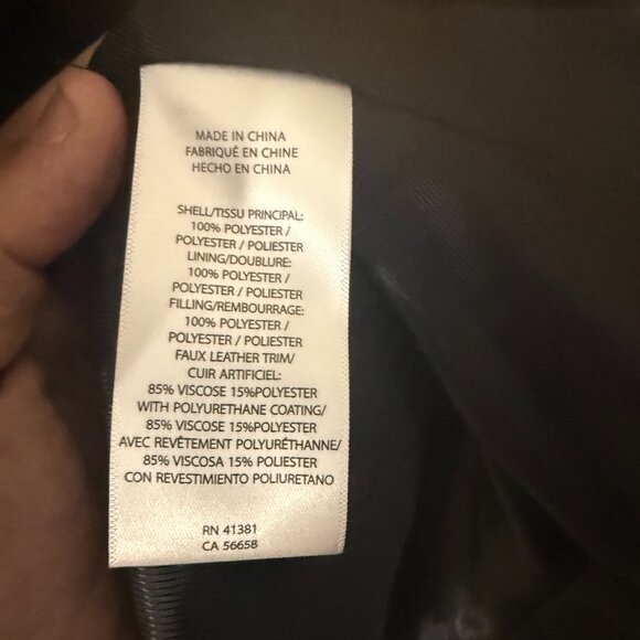 Lauren Ralph Lauren Quilted Black Hooded Coat (Size L) - Picture 8 of 10